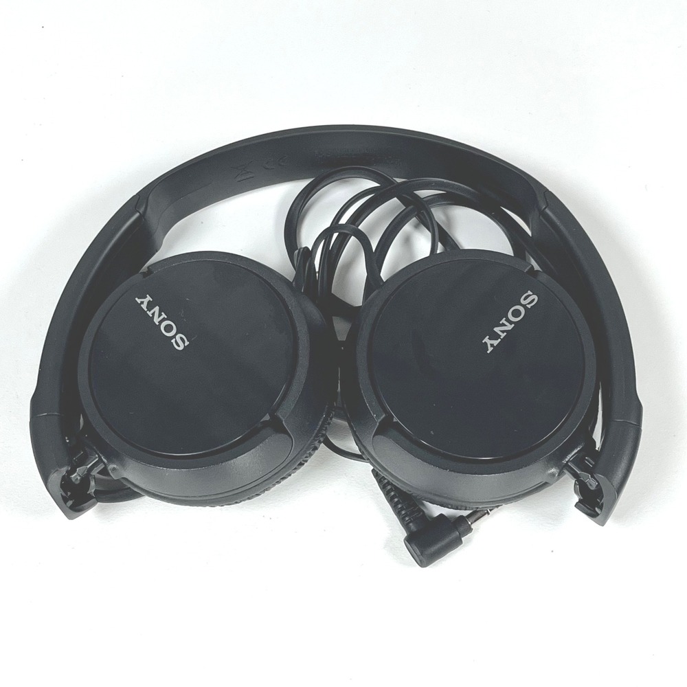 Sony MDR-ZX110 Wired On-Ear Headphones Black Swivel Folding MDRZX110/B